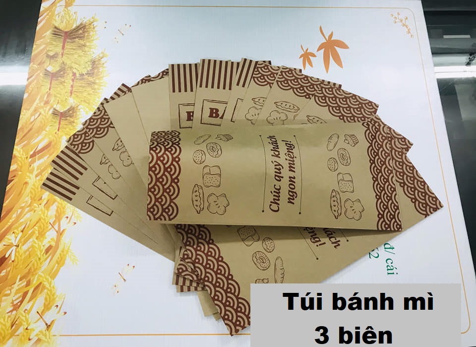 Túi giấy đựng bánh mì truyền thống