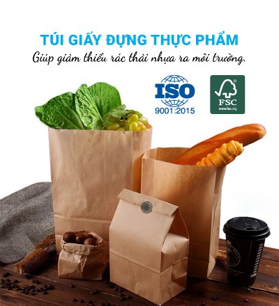 san xuat tui giay kraft dung thuc pham