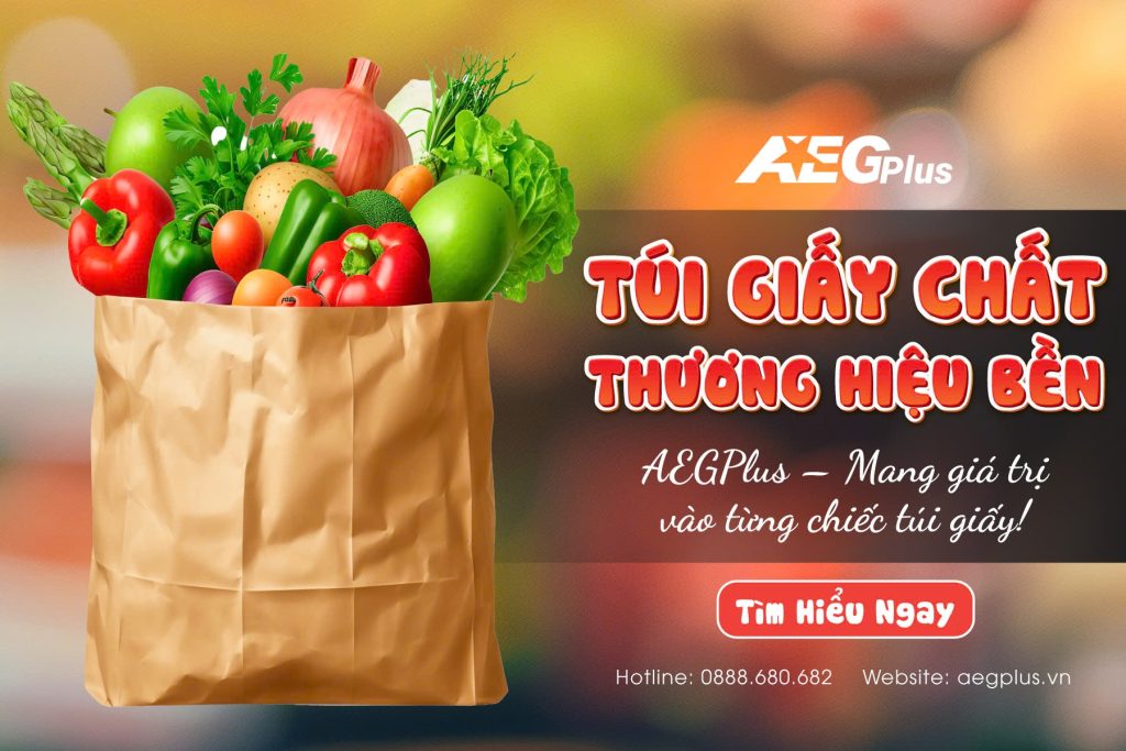 xưởng in túi giấy AEGPlus mang đến những sản phẩm đẹp nhất cho khách hàng