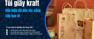 Dấu hiệu đã đến lúc nâng cấp bao bì túi giấy kraft