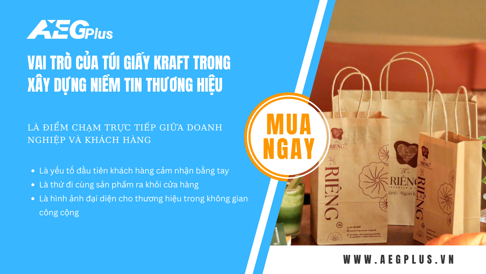 Vai trò của túi giấy kraft trong xây dựng niềm tin thương hiệu