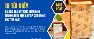 In túi giấy: Vai trò bao bì trong nhận diện thương hiệu hiện đại