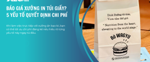 Báo giá xưởng in túi giấy? 5 yếu tố quyết định chi phí
