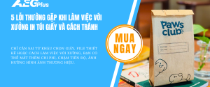 5 lỗi thường gặp khi làm việc với xưởng in túi giấy và cách tránh