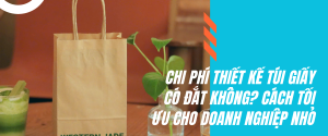 Chi phí thiết kế túi giấy có đắt không? Cách tối ưu cho doanh nghiệp nhỏ