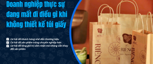 Thiết kế túi giấy và sử dụng túi giấy trơn doanh nghiệp đang mất đi điều gì