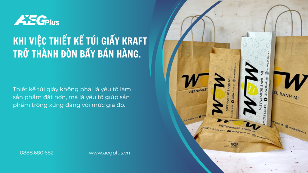 Thiết kế túi giấy có làm tăng giá hay giúp bán hàng tốt hơn