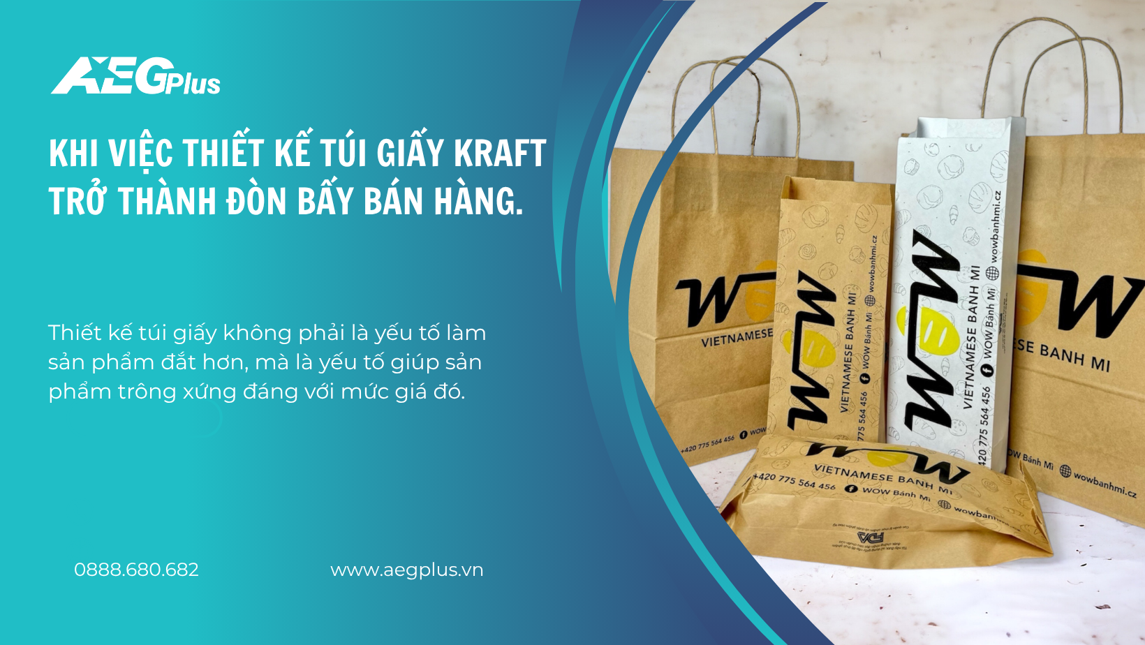 Thiết kế túi giấy có làm tăng giá hay giúp bán hàng tốt hơn
