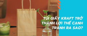 Túi giấy kraft trở thành lợi thế cạnh tranh ra sao?