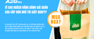 Vì sao khách hàng đánh giá quán cao cấp hơn nhờ túi giấy kraft?